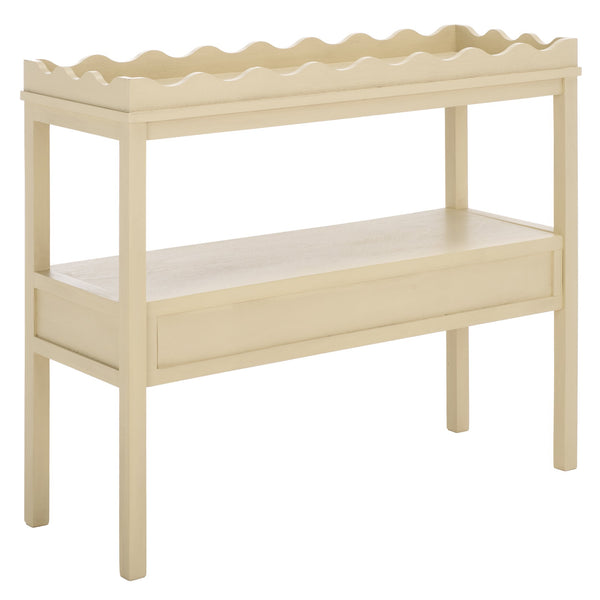 Safavieh Darlyn Two Drawer Console Table - Stylish Storage Solution For Modern Entryways And Living Spaces Sand Pine Wood,Mdf Cns5747a