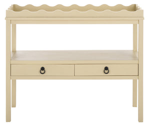 Safavieh Darlyn Two Drawer Console Table - Stylish Storage Solution For Modern Entryways And Living Spaces Sand Pine Wood,Mdf Cns5747a