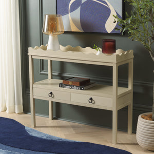 Safavieh Darlyn Two Drawer Console Table - Stylish Storage Solution For Modern Entryways And Living Spaces Sand Pine Wood,Mdf Cns5747a