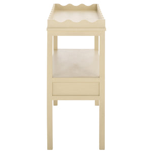 Safavieh Darlyn Two Drawer Console Table - Stylish Storage Solution For Modern Entryways And Living Spaces Sand Pine Wood,Mdf Cns5747a