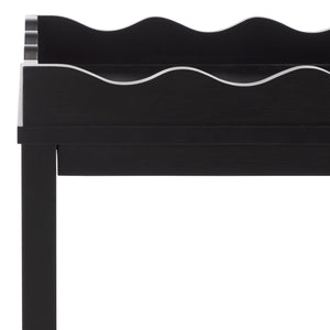Safavieh Darlyn Two Drawer Console Table - Stylish Storage Solution For Modern Entryways And Living Spaces Matte Black , Pine Wood,Mdf Cns5747b