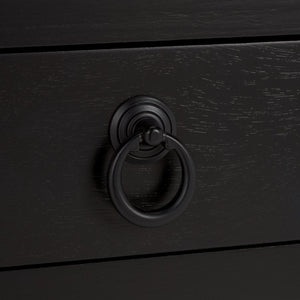 Safavieh Darlyn Two Drawer Console Table - Stylish Storage Solution For Modern Entryways And Living Spaces Matte Black , Pine Wood,Mdf Cns5747b