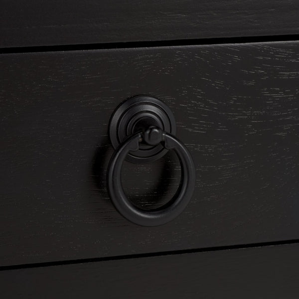 Safavieh Darlyn Two Drawer Console Table - Stylish Storage Solution For Modern Entryways And Living Spaces Matte Black , Pine Wood,Mdf Cns5747b