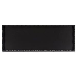 Safavieh Darlyn Two Drawer Console Table – Modern Minimalist Design With Practical Storage For Any Space Matte Black CNS5747B