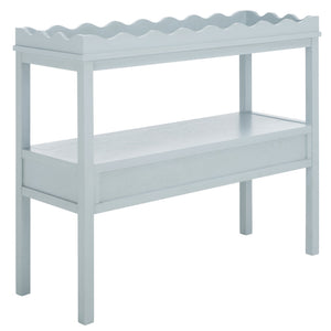 Safavieh Darlyn Two Drawer Console Table - Stylish Storage Solution For Modern Entryways And Living Spaces Winter Sky Pine Wood,Mdf Cns5747c