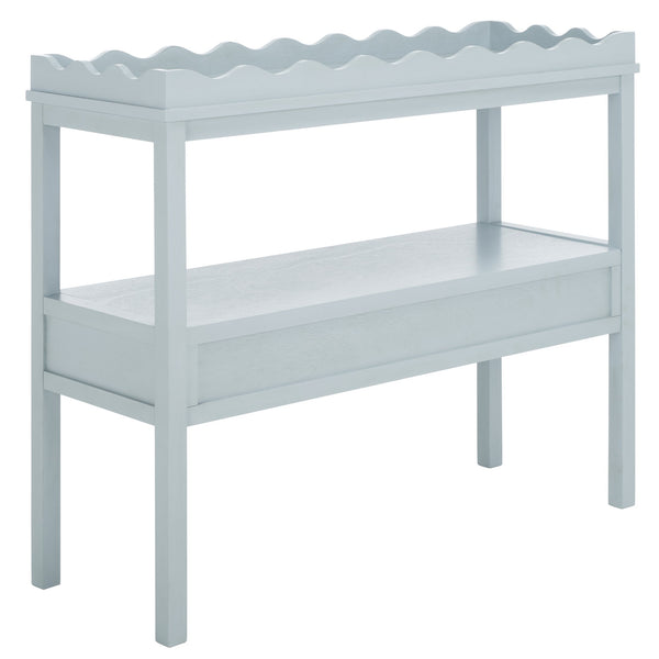 Safavieh Darlyn Two Drawer Console Table - Stylish Storage Solution For Modern Entryways And Living Spaces Winter Sky Pine Wood,Mdf Cns5747c