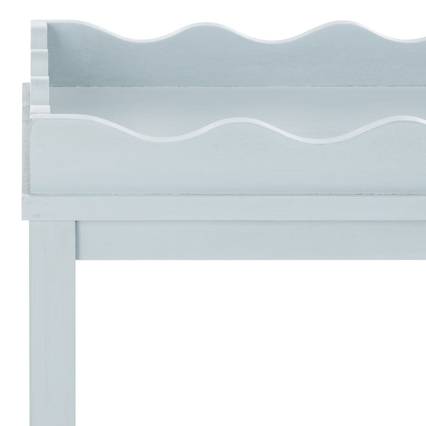 Safavieh Darlyn Two Drawer Console Table - Stylish Storage Solution For Modern Entryways And Living Spaces Winter Sky Pine Wood,Mdf Cns5747c