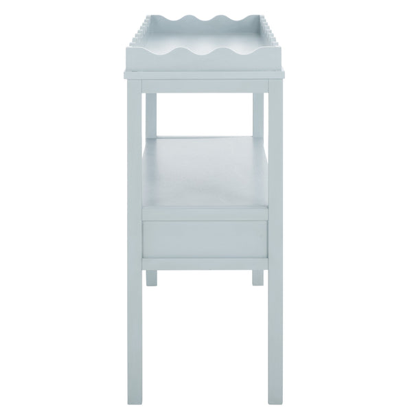 Safavieh Darlyn Two Drawer Console Table - Stylish Storage Solution For Modern Entryways And Living Spaces Winter Sky Pine Wood,Mdf Cns5747c