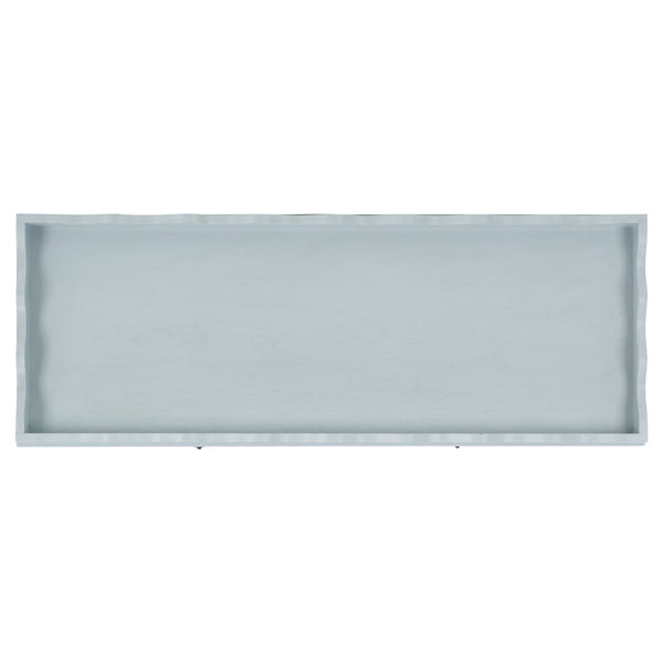 Safavieh Darlyn Two Drawer Console Table - Stylish Storage Solution For Modern Entryways And Living Spaces Winter Sky Pine Wood,Mdf Cns5747c