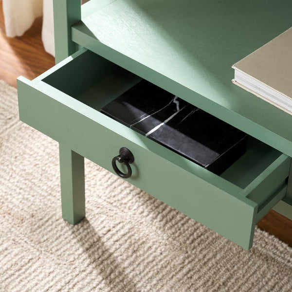 Safavieh Darlyn Two Drawer Console Table - Stylish Storage Solution For Modern Entryways And Living Spaces Sage Pine Wood,Mdf Cns5747d