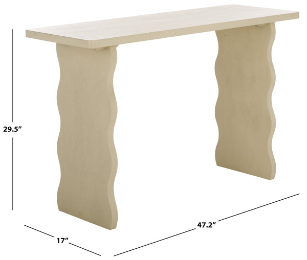 Safavieh Preslyn Console Table - Elegant Design For Living Rooms, Entryways, And Hallways, Versatile Style Sand Pine Wood,Mdf Cns5748a