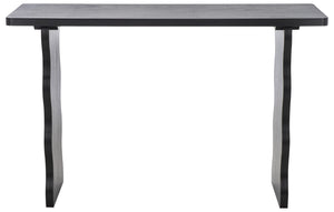 Safavieh Preslyn Console Table - Elegant Minimalist Design For Entryways And Living Rooms With Sturdy Construction Matte Black CNS5748B