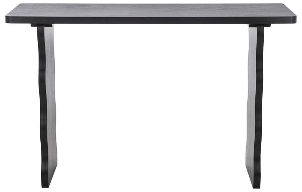Safavieh Preslyn Console Table - Elegant Minimalist Design For Entryways And Living Rooms With Sturdy Construction Matte Black CNS5748B
