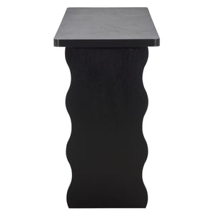 Safavieh Preslyn Console Table - Elegant Minimalist Design For Entryways And Living Rooms With Sturdy Construction Matte Black CNS5748B
