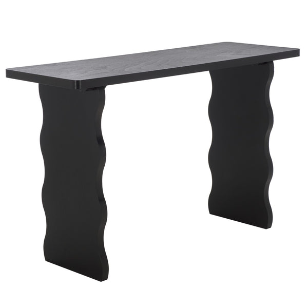 Safavieh Preslyn Console Table - Elegant Minimalist Design For Entryways And Living Rooms With Sturdy Construction Matte Black CNS5748B