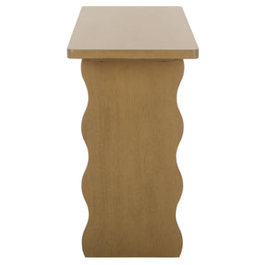 Safavieh Preslyn Console Table - Elegant Design For Living Rooms, Entryways, And Hallways, Versatile Style Desert Brown Pine Wood,Mdf Cns5748c