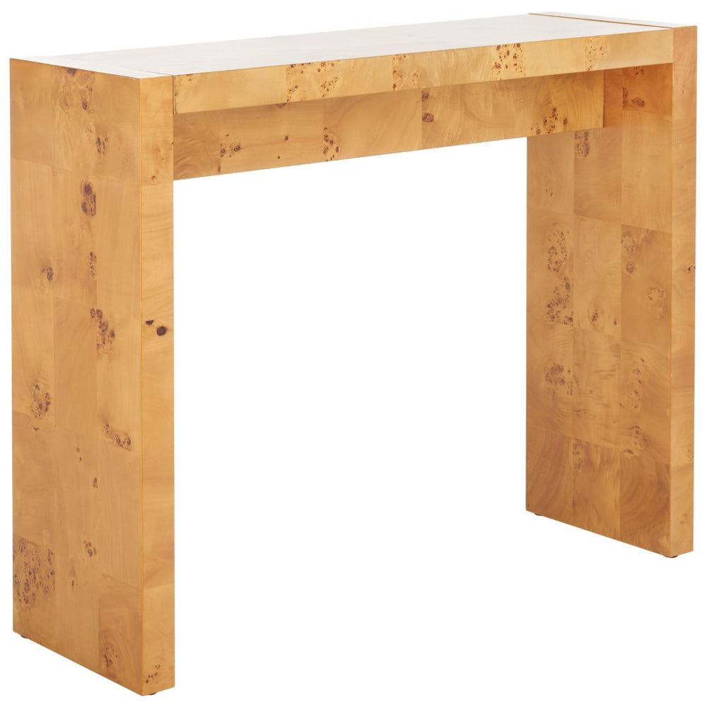 Safavieh Cella Console Table - Modern Poplar Burl Design For Entryway Or Living Room, Versatile & Stylish Accent CNS6400A