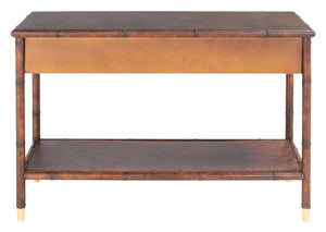 Safavieh Tudor Console Table With 2 Drawers & 1 Shelf - Chinoiserie-Inspired Elegance For Any Space! CNS6600A
