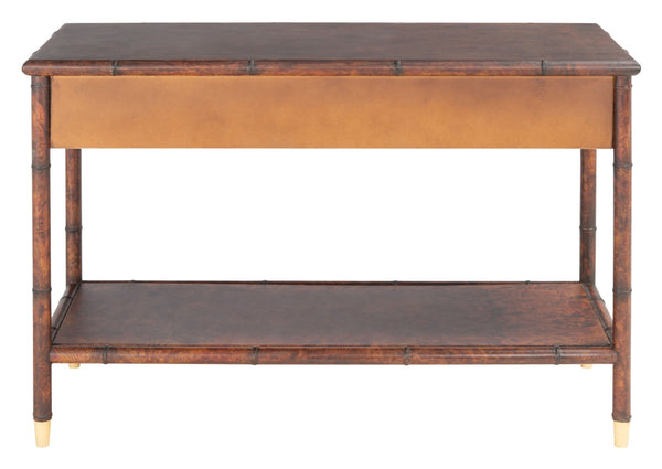 Safavieh Tudor Console Table With 2 Drawers & 1 Shelf - Chinoiserie-Inspired Elegance For Any Space! CNS6600A