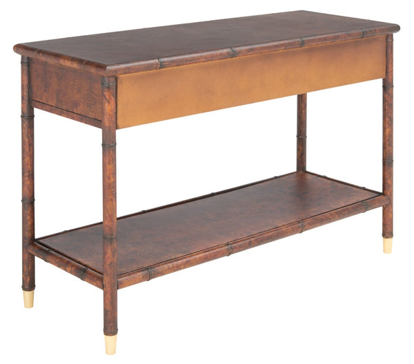 Safavieh Tudor Console Table With 2 Drawers & 1 Shelf - Chinoiserie-Inspired Elegance For Any Space! CNS6600A