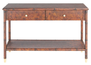 Safavieh Tudor Console Table With 2 Drawers & 1 Shelf - Chinoiserie-Inspired Elegance For Any Space! CNS6600A