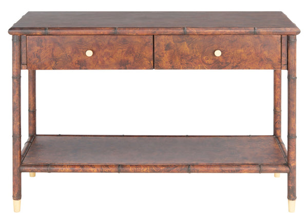 Safavieh Tudor Console Table With 2 Drawers & 1 Shelf - Chinoiserie-Inspired Elegance For Any Space! CNS6600A
