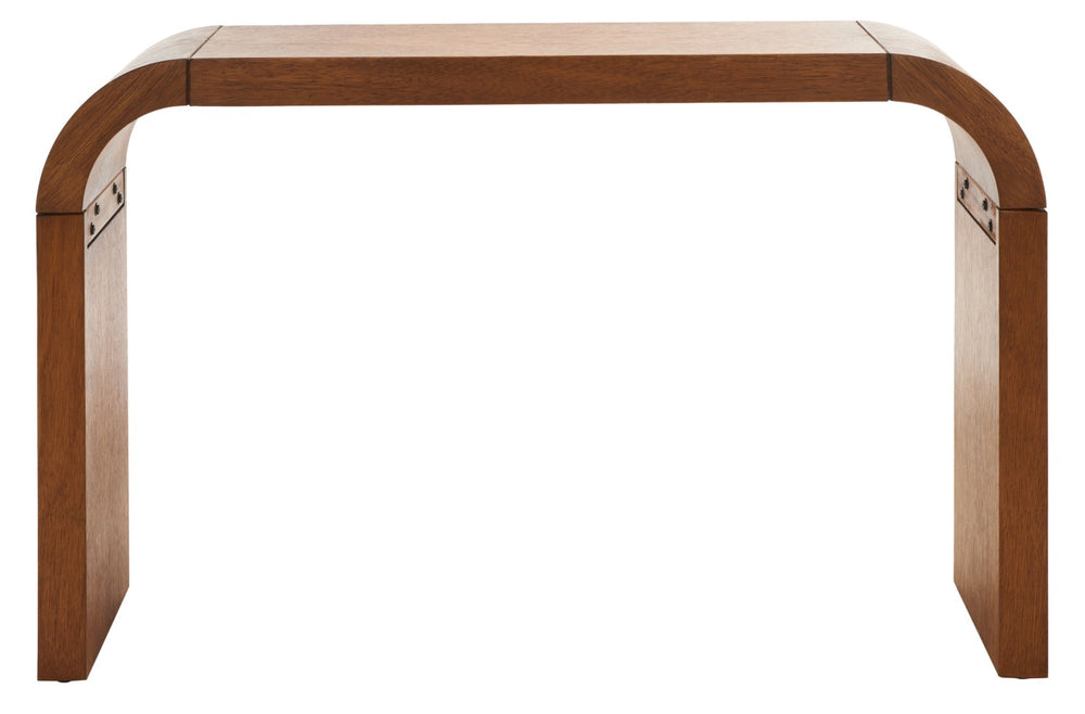 Safavieh Liasonya Sculptural Curved Console Table - Modern Elegance For Entryways And Living Spaces Natural CNS6604A