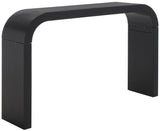 Safavieh Liasonya Curved Console Table Black Wood CNS6604C