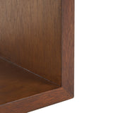 Safavieh Munson 2 Shelf 1 Drawer Console Table Natural Bayur Wood / Mdf Veneer / Okume CNS6605A