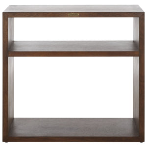 Safavieh Munson 2 Shelf Console Table Natural Bayur Wood / Mdf Veneer / Okume CNS6606A