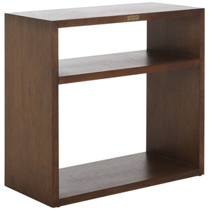 Safavieh Munson 2 Shelf Console Table Natural Bayur Wood / Mdf Veneer / Okume CNS6606A