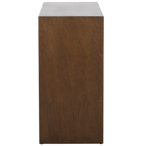 Safavieh Munson 2 Shelf Console Table Natural Bayur Wood / Mdf Veneer / Okume CNS6606A