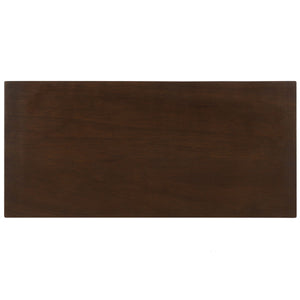 Safavieh Munson 2 Shelf Console Table Natural Bayur Wood / Mdf Veneer / Okume CNS6606A