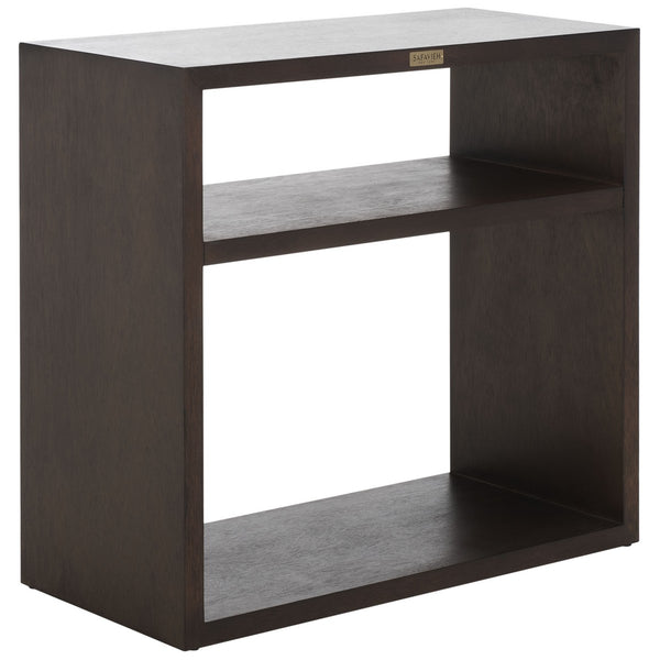 Safavieh Munson 2 Shelf Console Table Dark Oak Bayur Wood / Mdf Veneer / Okume CNS6606B