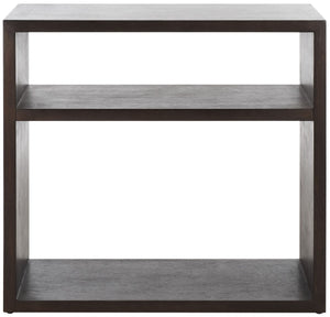 Safavieh Munson 2 Shelf Console Table Dark Oak Bayur Wood / Mdf Veneer / Okume CNS6606B