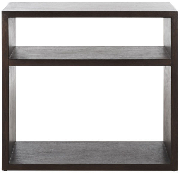 Safavieh Munson 2 Shelf Console Table Dark Oak Bayur Wood / Mdf Veneer / Okume CNS6606B