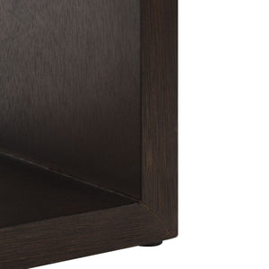 Safavieh Munson 2 Shelf Console Table Dark Oak Bayur Wood / Mdf Veneer / Okume CNS6606B