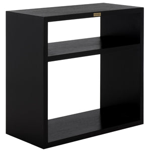 Safavieh Munson 2 Shelf Console Table Black Bayur Wood / Mdf Veneer / Okume CNS6606C