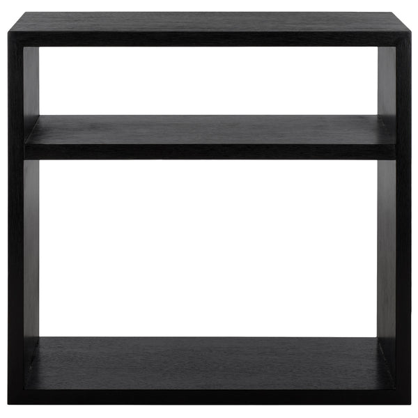 Safavieh Munson 2 Shelf Console Table Black Bayur Wood / Mdf Veneer / Okume CNS6606C