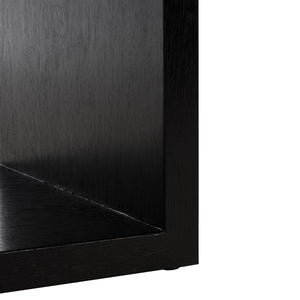 Safavieh Munson 2 Shelf Console Table Black Bayur Wood / Mdf Veneer / Okume CNS6606C