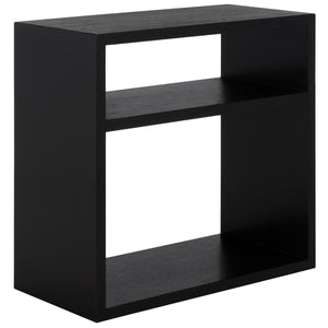 Safavieh Munson 2 Shelf Console Table Black Bayur Wood / Mdf Veneer / Okume CNS6606C