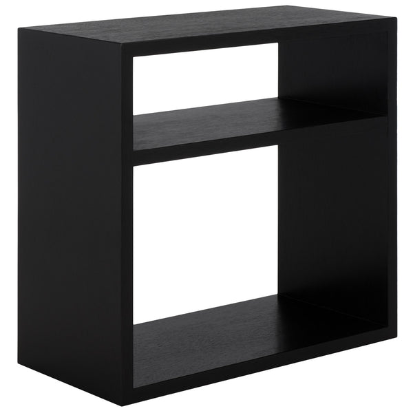 Safavieh Munson 2 Shelf Console Table Black Bayur Wood / Mdf Veneer / Okume CNS6606C