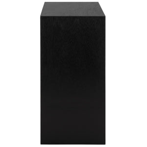 Safavieh Munson 2 Shelf Console Table Black Bayur Wood / Mdf Veneer / Okume CNS6606C