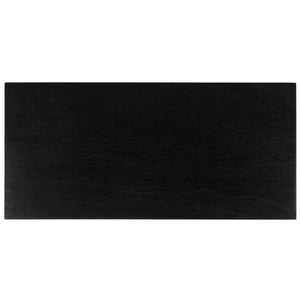 Safavieh Munson 2 Shelf Console Table Black Bayur Wood / Mdf Veneer / Okume CNS6606C