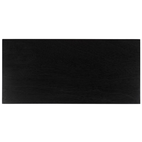 Safavieh Munson 2 Shelf Console Table Black Bayur Wood / Mdf Veneer / Okume CNS6606C
