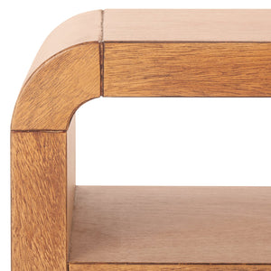 Safavieh Avivan Console Table With Shelf - Elegant Wood Design For Stylish Living Spaces & Modern Decor Light Natural , Wood Cns6608a