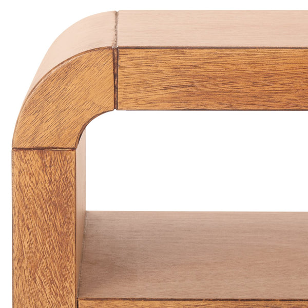 Safavieh Avivan Console Table With Shelf - Elegant Wood Design For Stylish Living Spaces & Modern Decor Light Natural , Wood Cns6608a