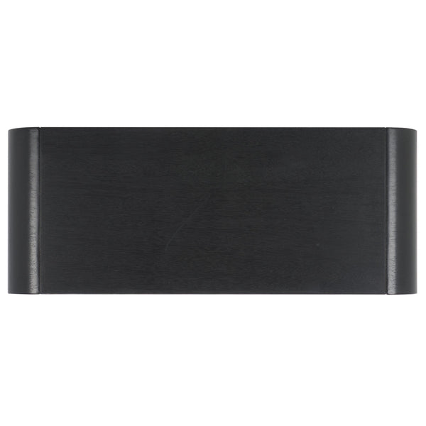 Safavieh Avivan Console Table With Shelf - Elegant Wood Design For Stylish Living Spaces & Modern Decor Black Wood Cns6608c