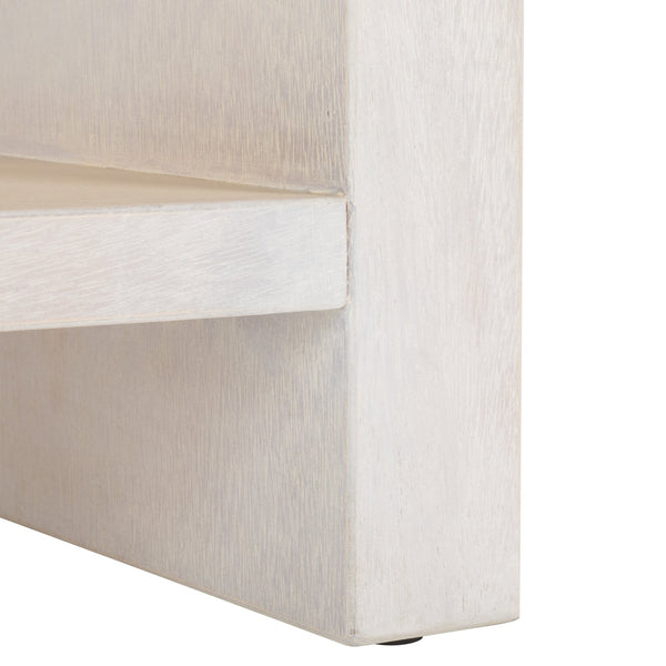 Safavieh Avivan Console Table With Shelf - Elegant Wood Design For Stylish Living Spaces & Modern Decor White Washed Wood Cns6608d