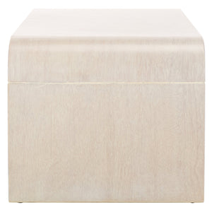 Safavieh Avivan Console Table With Shelf - Elegant Wood Design For Stylish Living Spaces & Modern Decor White Washed Wood Cns6608d